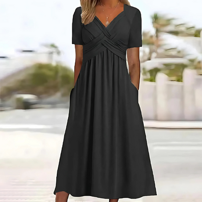 Kleid aus Polyester in Midilänge - Ansicht 2