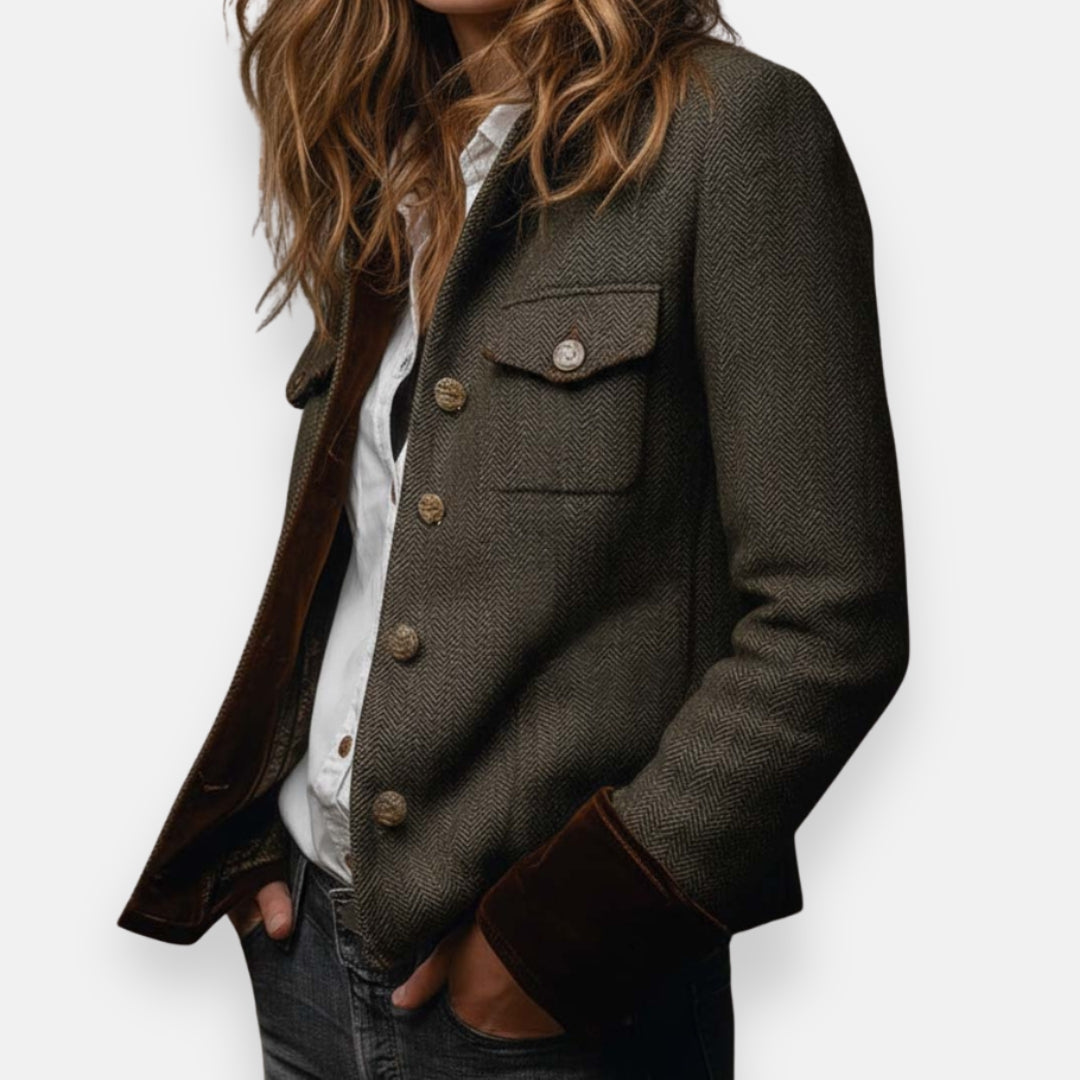 Jacke aus Tweed für Damen - Ansicht 3
