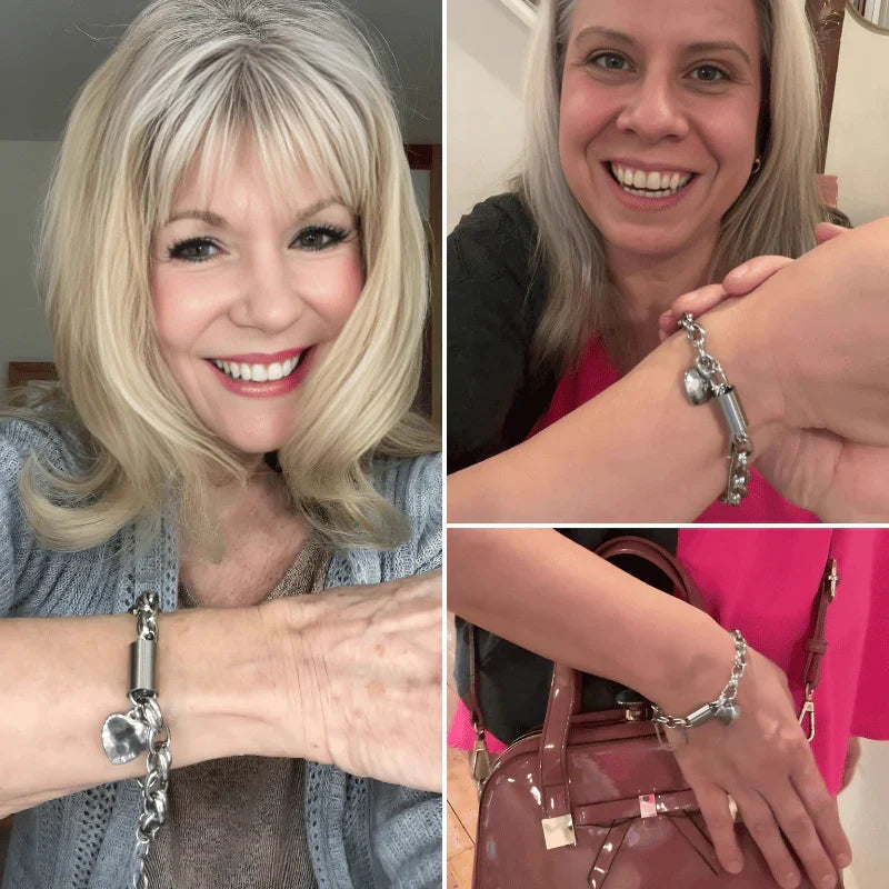 Heartened Chunky Armband | Weißgold