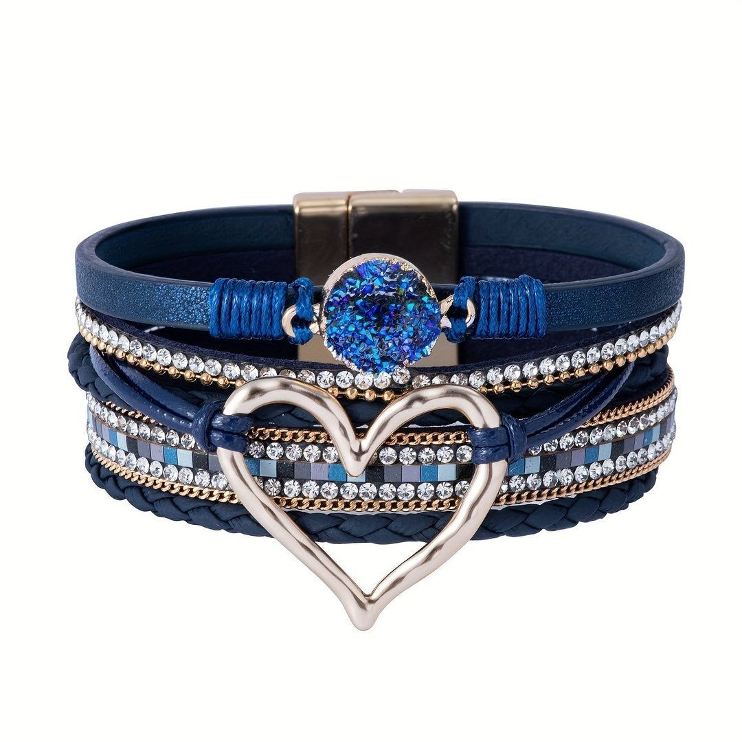Boho Mehrlagiges Lederarmband