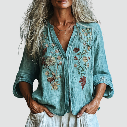 Bluse in Lila und Rosa - Ansicht 7