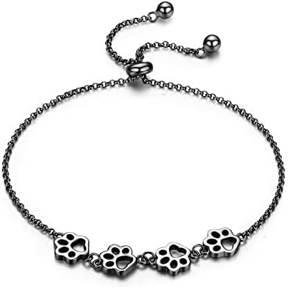 Pfotenabdruck Armband in Sterlingsilber
