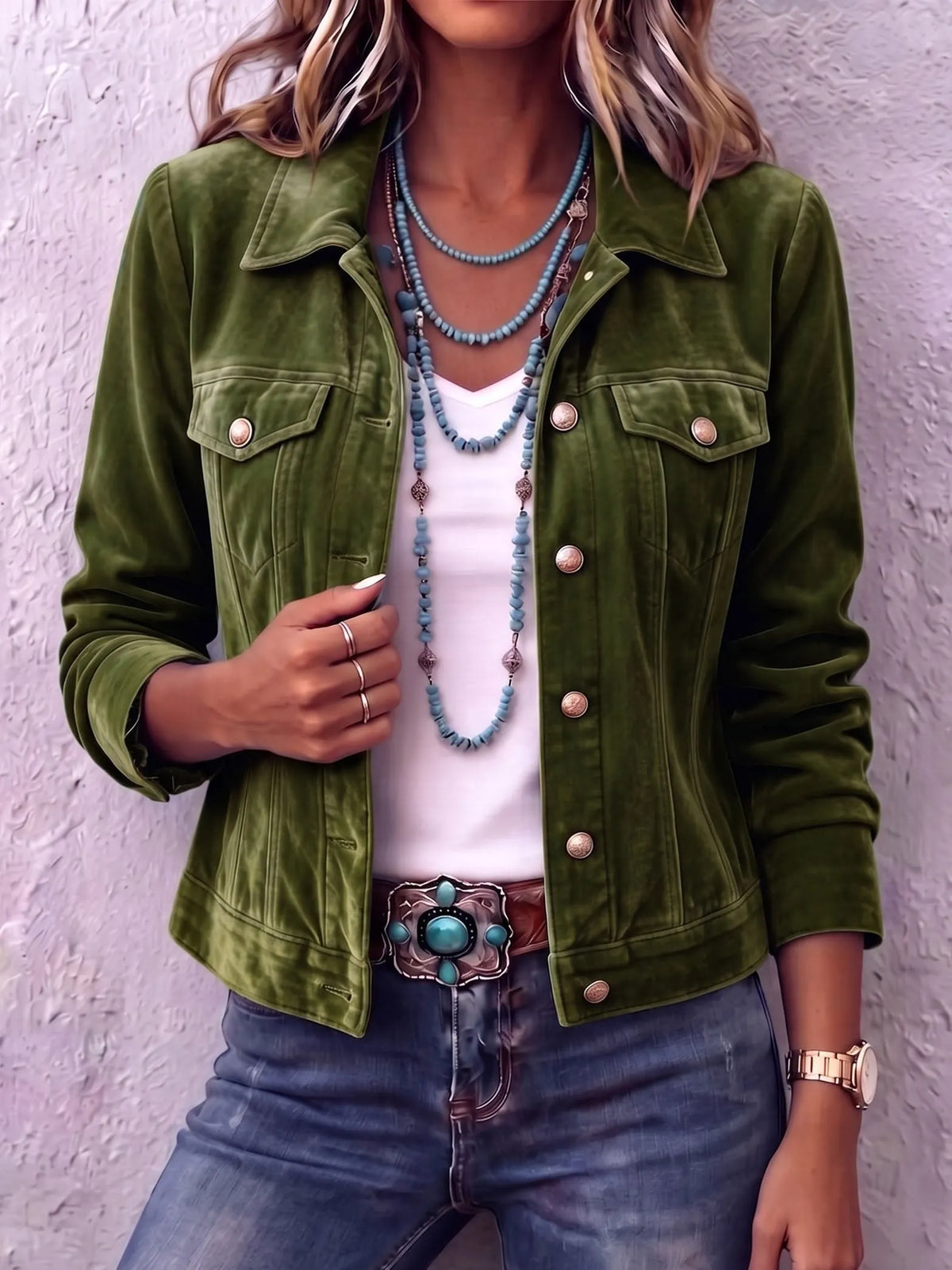 Jacke mit Knopfleiste - Ansicht 3