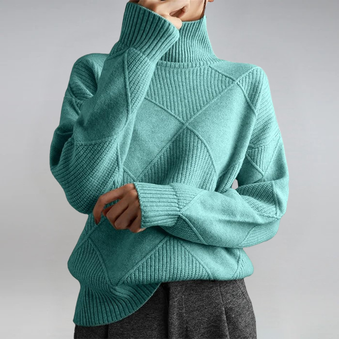 Rollkragenpullover aus Kaschmirmix mit Rollkragen - Ansicht 10