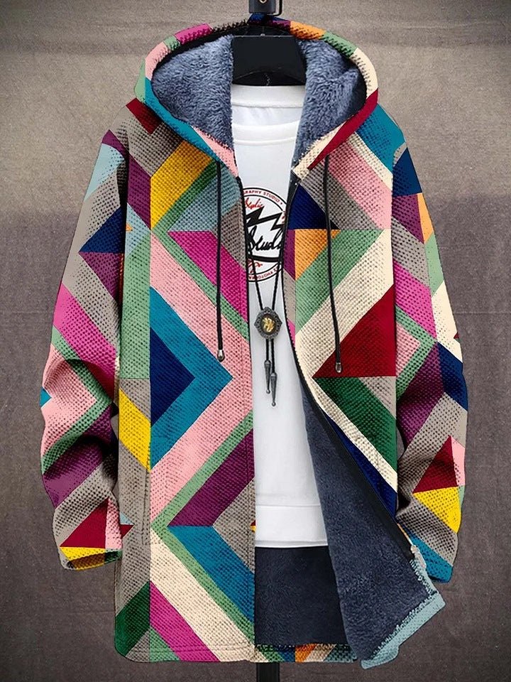 Strickpullover mit Colourblock und Langarm