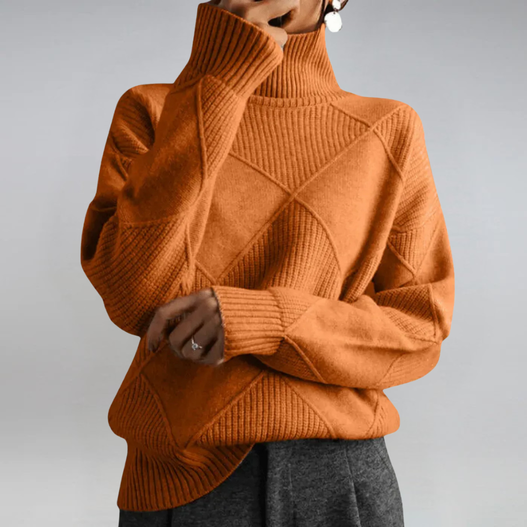 Rollkragenpullover aus Kaschmirmix mit Rollkragen - Ansicht 6