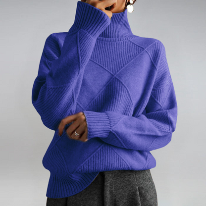 Rollkragenpullover aus Kaschmirmix mit Rollkragen - Ansicht 9