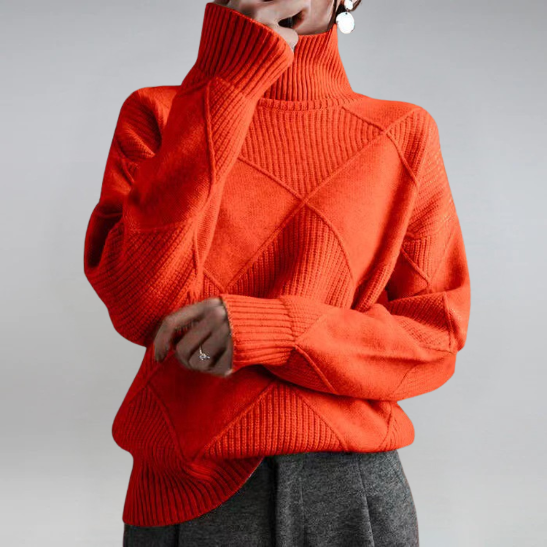 Rollkragenpullover aus Kaschmirmix mit Rollkragen - Ansicht 7