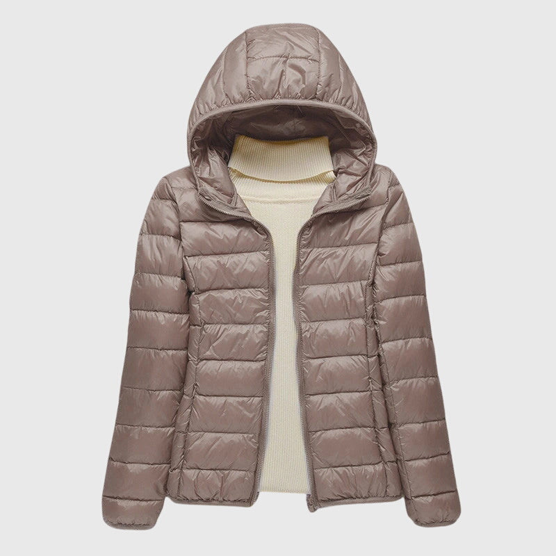 Steppjacke mit Steppung in Dark Blue Hood