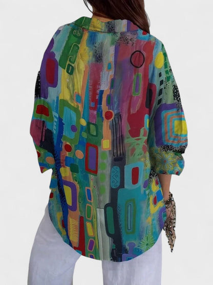 Bluse in langer Form - Ansicht 2
