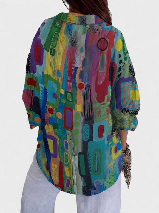 Bluse in langer Form - Ansicht 2