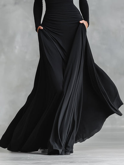 Maxikleid in Schwarz - Ansicht 3