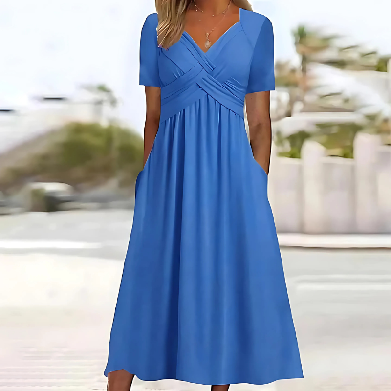 Kleid aus Polyester in Midilänge - Ansicht 4