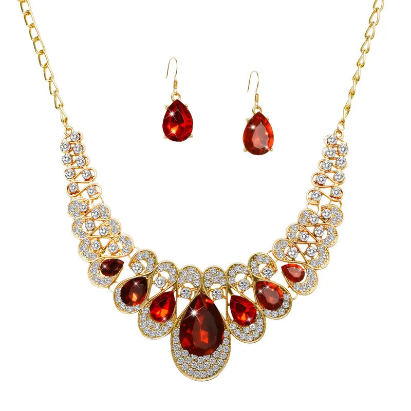 Maevina Crimselle Schmuckset | Gold