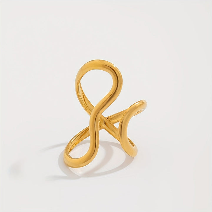 Schicker Ring mit Asymmetrischer Welle