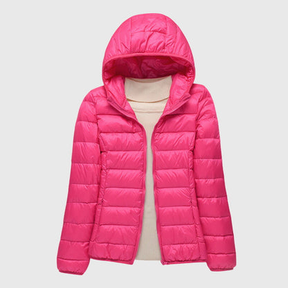 Steppjacke mit Steppung in Dark Blue Hood - Ansicht 2