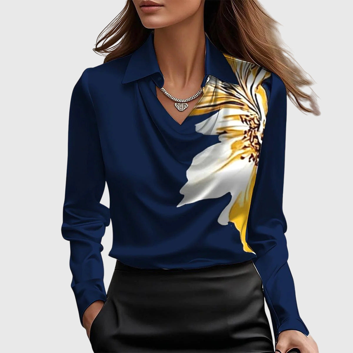 Bluse in Gold und Silber - Ansicht 8