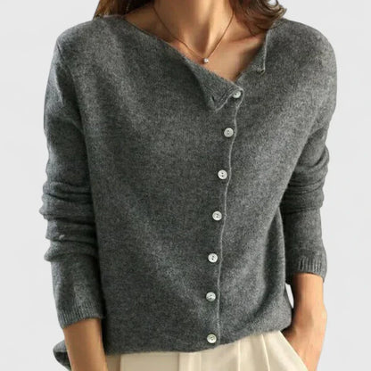 Strickjacke mit Knopfleiste - Ansicht 2