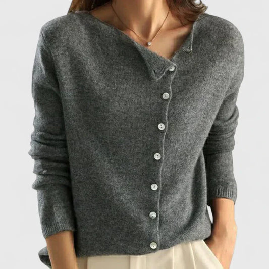 Strickjacke mit Knopfleiste - Ansicht 2