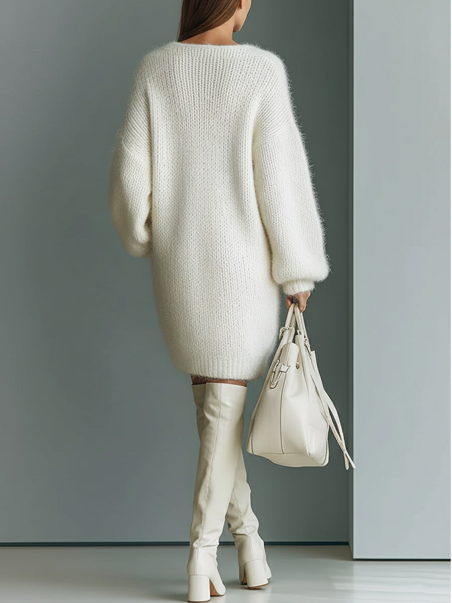 Strickpullover in Weiss - Ansicht 5