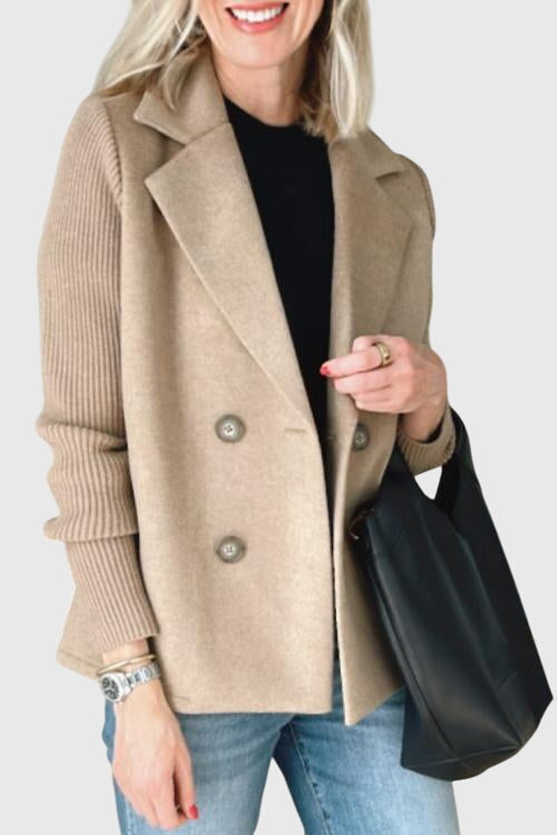 Blazer in Rosa und Hellblau und Braun - Ansicht 3