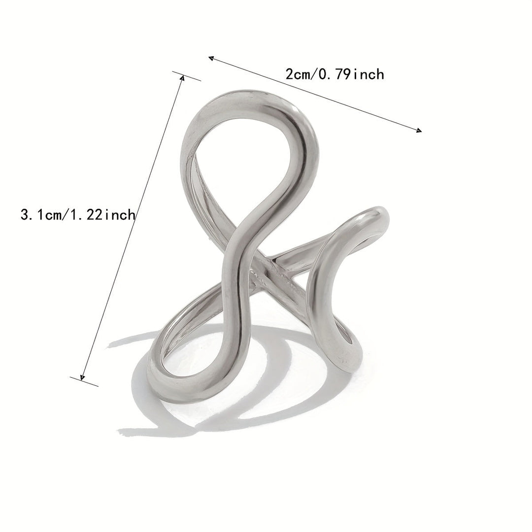 Schicker Ring mit Asymmetrischer Welle