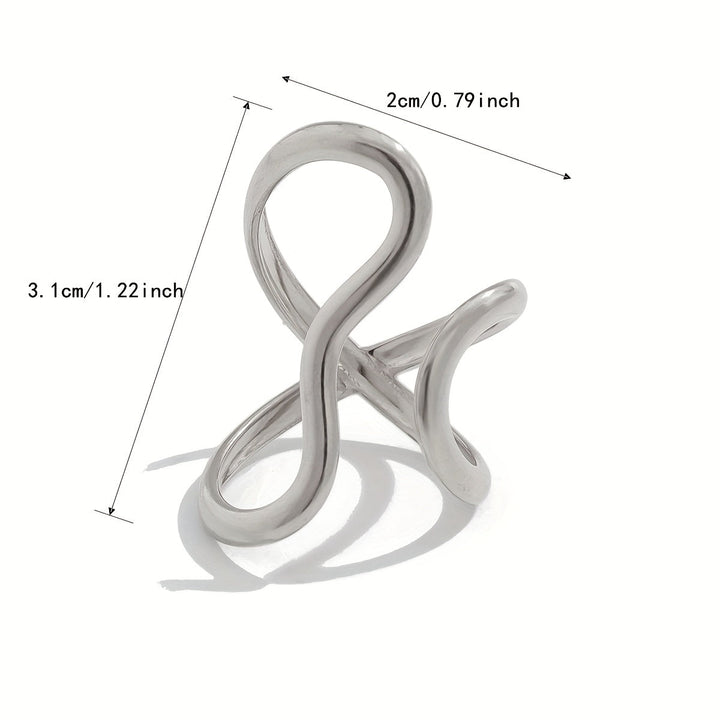 Schicker Ring mit Asymmetrischer Welle