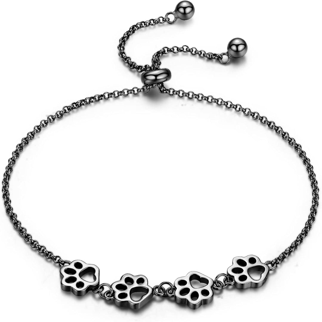 Pfotenabdruck Armband in Sterlingsilber