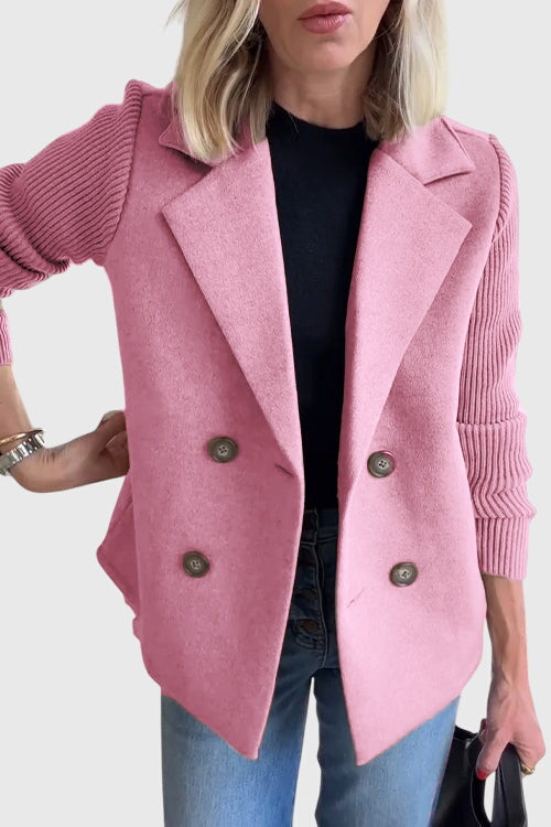 Blazer in Rosa und Hellblau und Braun - Ansicht 7
