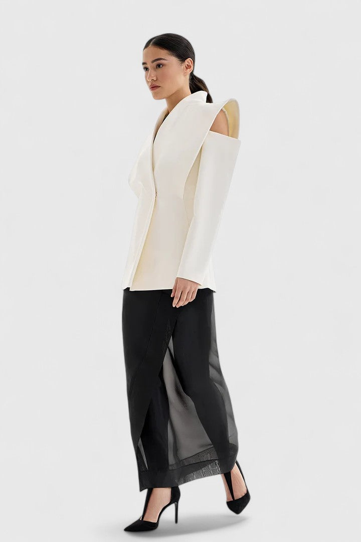 Blazer in Weiss für Damen - Ansicht 2