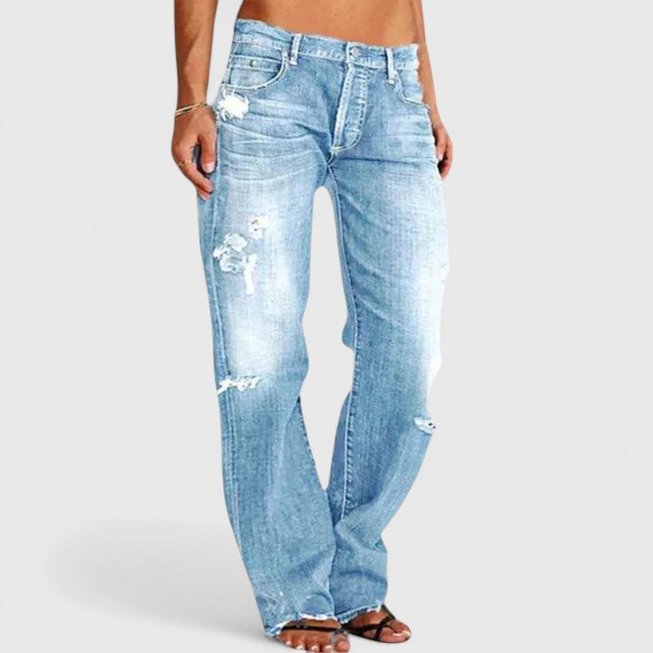 Jeans aus Denim in Blau - Ansicht 5