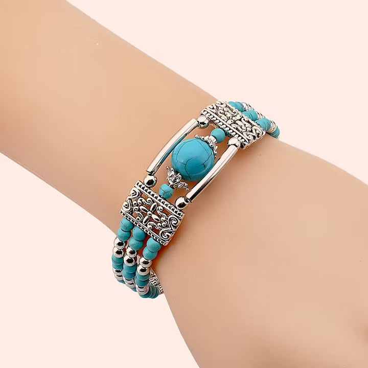 Bohème Armband aus Naturstein