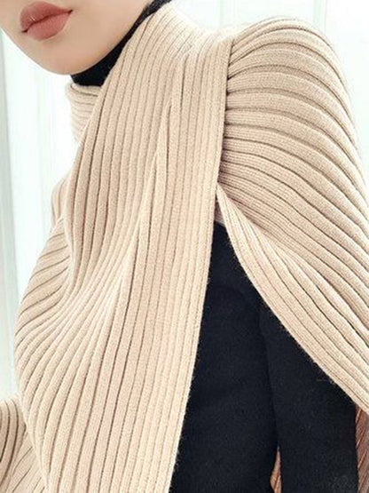 Strickpullover mit asymmetrischem Schnitt - Ansicht 5
