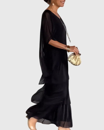 Kleid in langer Form in Multicolor - Ansicht 3