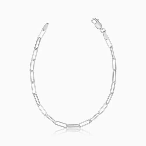 Bracelet Venice Link | Or blanc