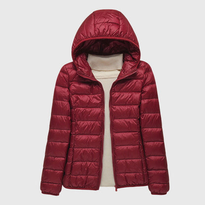 Steppjacke mit Steppung in Dark Blue Hood - Ansicht 3