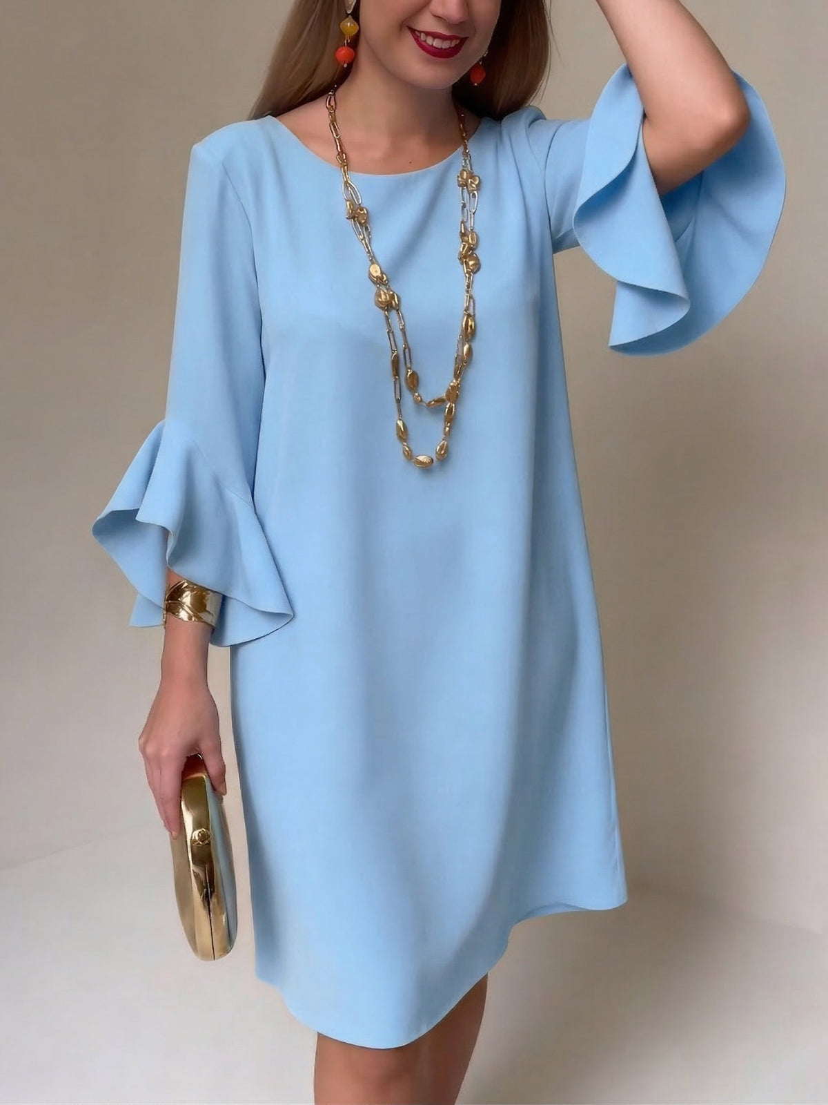 Minikleid mit Rüschen - Ansicht 5
