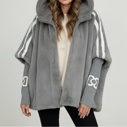 Jacke aus Strick mit Kapuze - Ansicht 6