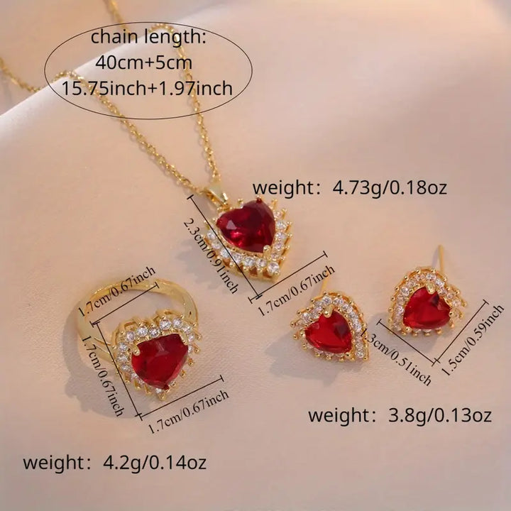 Anavelle Roubella Schmuckset | Gold