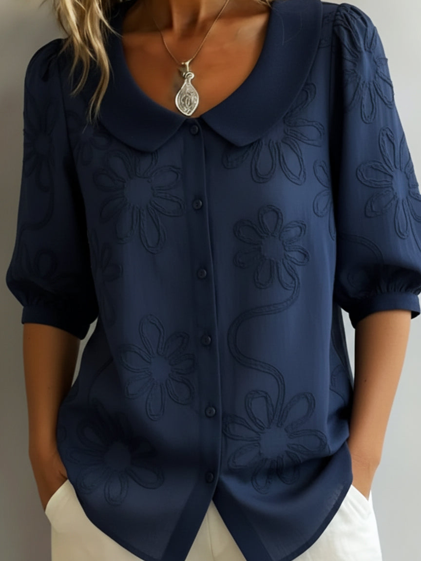 Bluse mit Blumenmuster - Ansicht 6