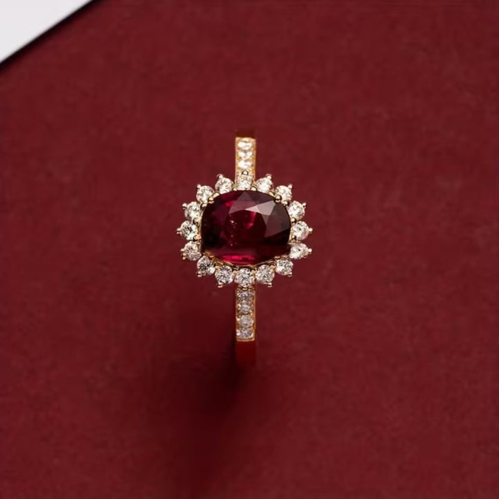 Empress Red Ring | Gold