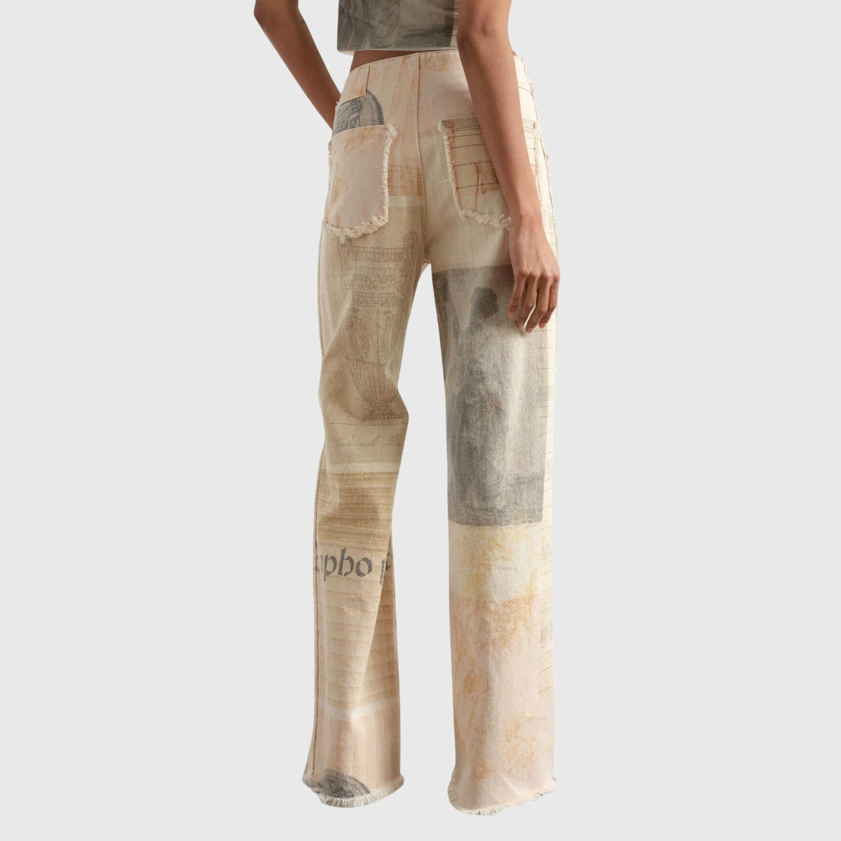 Jeans aus Denim in Beige - Ansicht 2