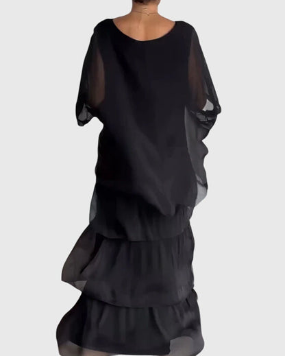 Kleid in langer Form in Multicolor - Ansicht 2