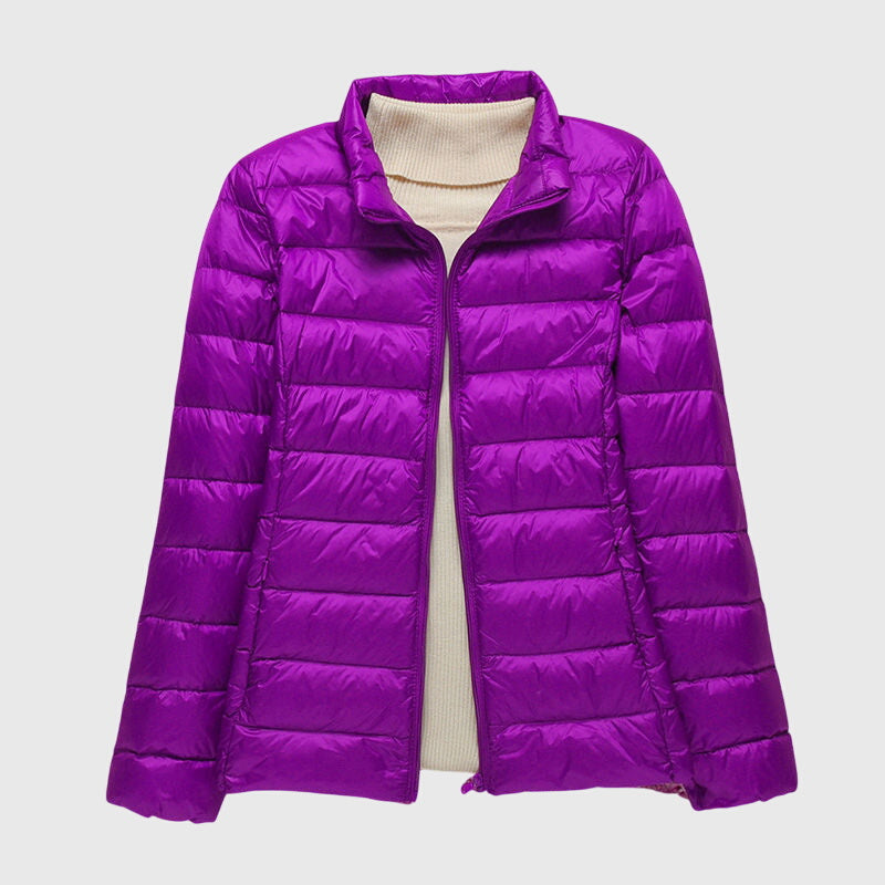 Steppjacke mit Steppung in Dark Blue Hood - Ansicht 7