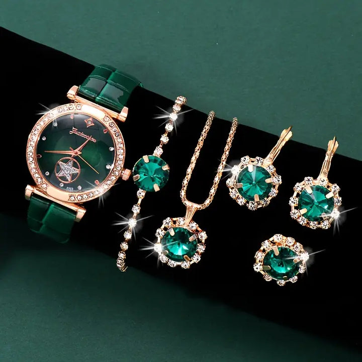 Verdantra Timecourt Schmuckset | Gold