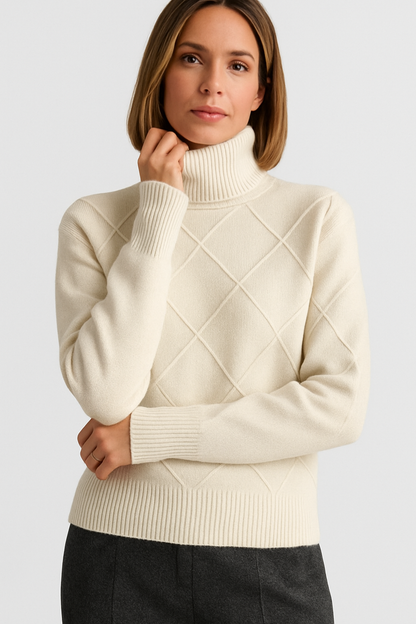 Strickpullover in Orange - Ansicht 2