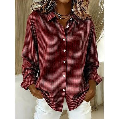 Bluse mit Knopfleiste in Hellblau - Ansicht 10