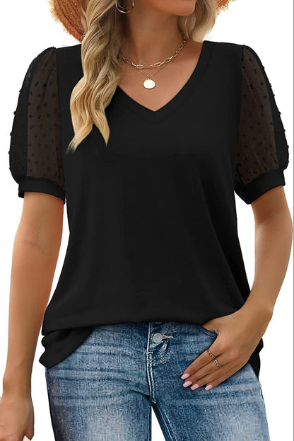 Bluse mit V-Ausschnitt - Ansicht 2