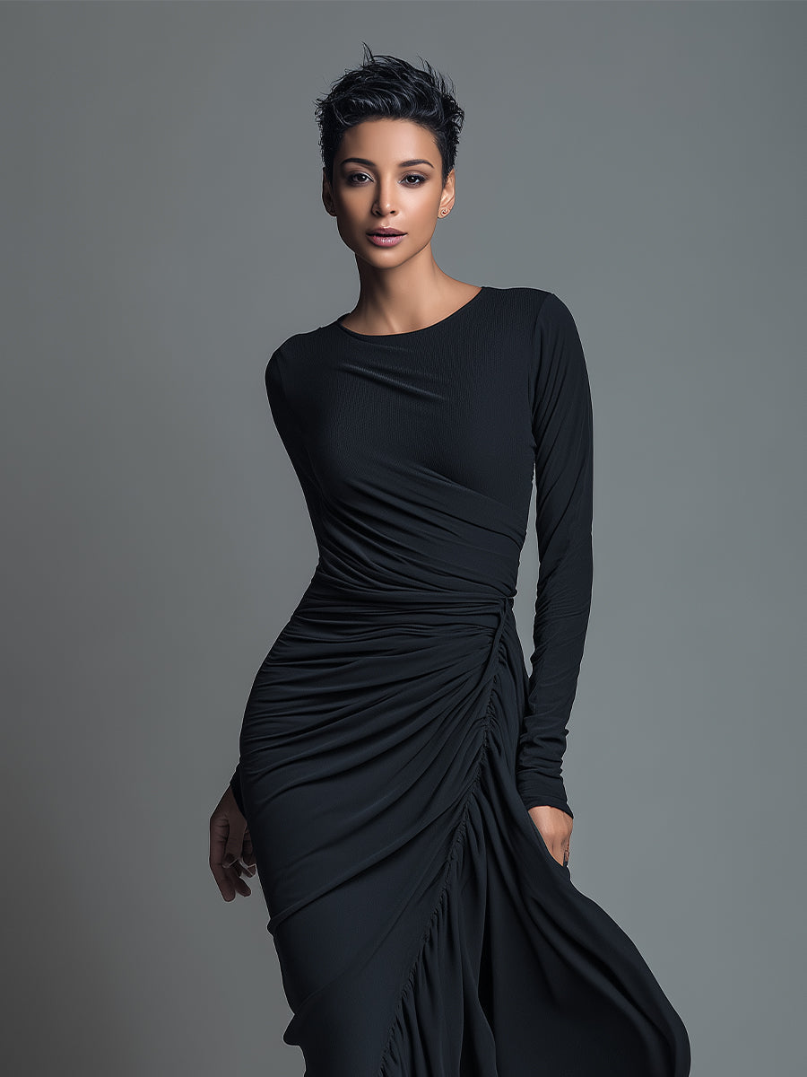 Strickpullover in Schwarz - Ansicht 2