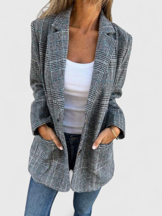 Blazer in Braun und Schwarz